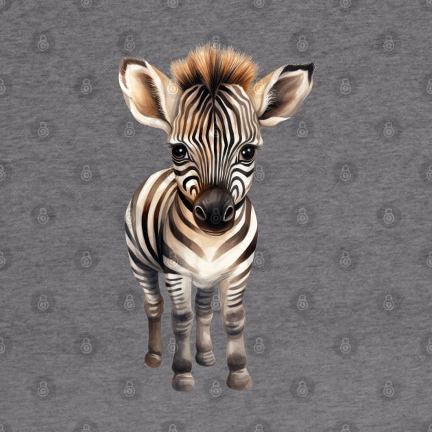 Baby Zebra by Chromatic Fusion Studio